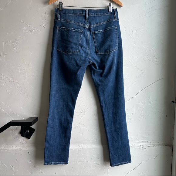 Frame Women’s Le Beau High Rise Straight Leg Cropped Jeans Size 26 - Picture 8 of 9